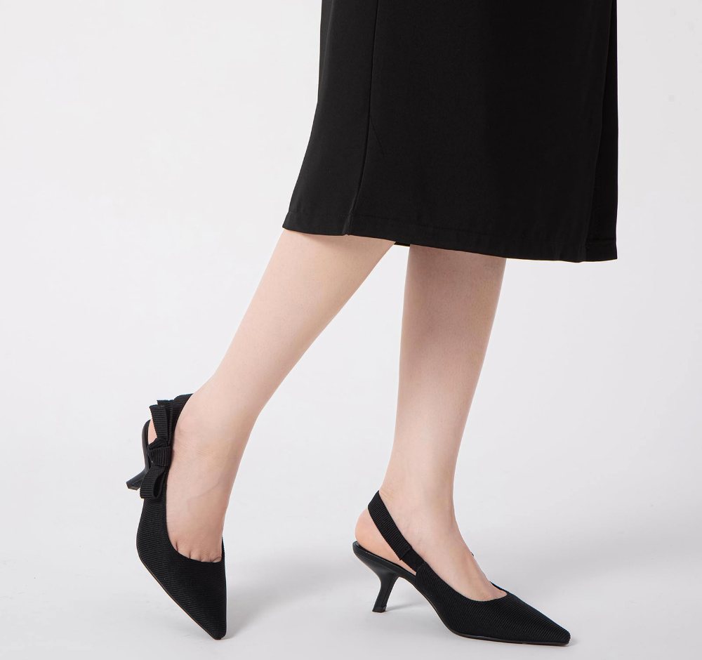 Athlefit Kitten Heel Slingback Pump, second view