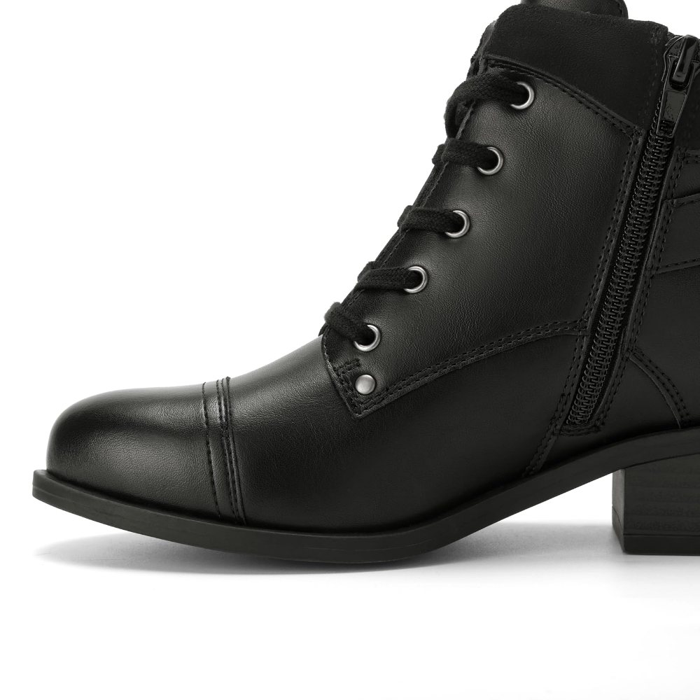 Athlefit Lace-Up Zip Ankle Boot, second view