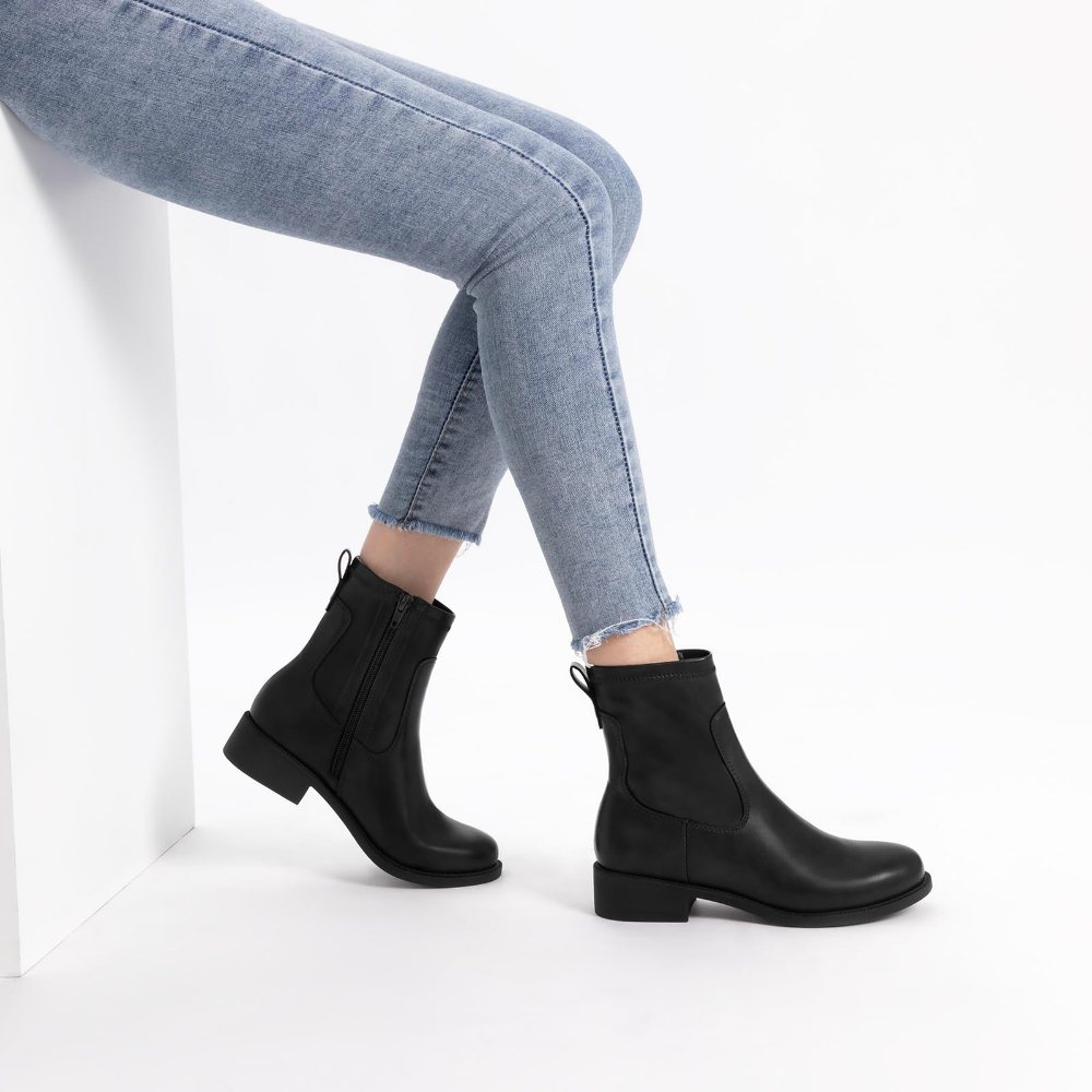Athlefit Low Heel Side Zip Bootie, second view