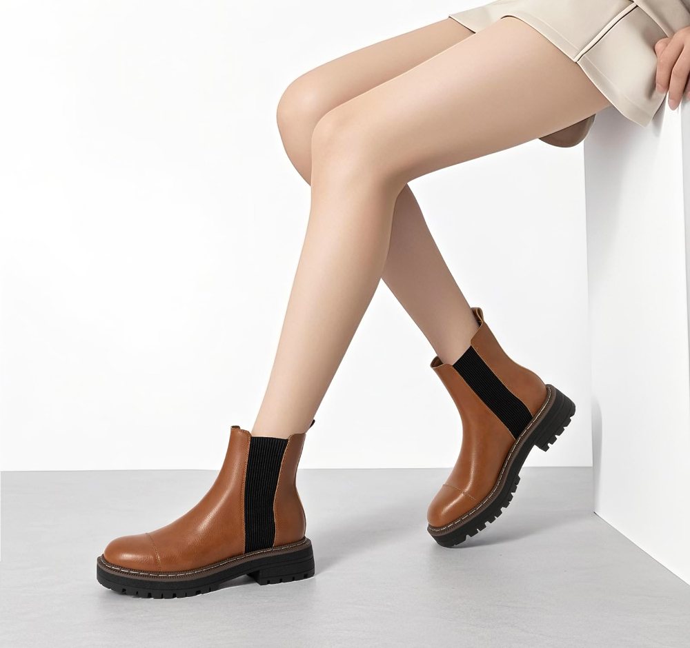 Athlefit Two-Tone Lug Sole Chelsea Boot, second view