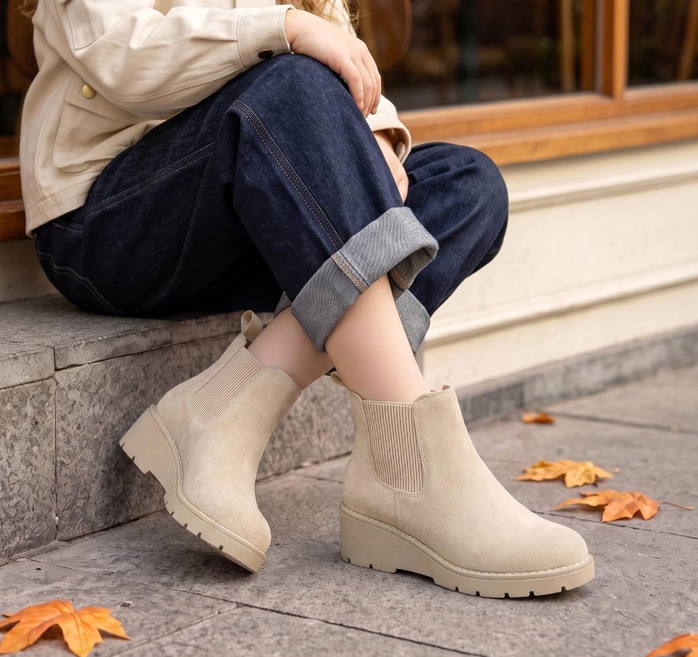 Athlefit Girls' Wedge Chelsea Boot, second view